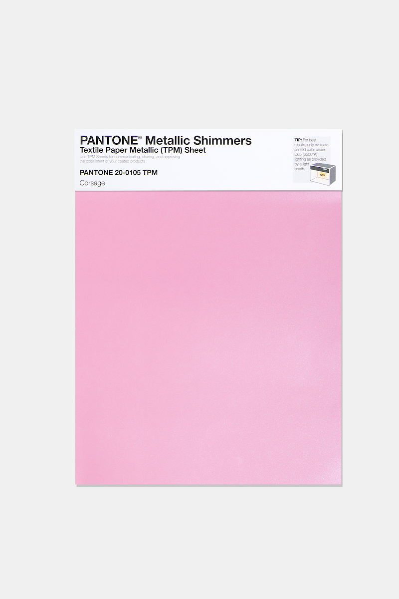 Product image 1 of the product “PANTONE® METALLIC SHIMMERS SHEET 20-0105 TPM Corsage ”