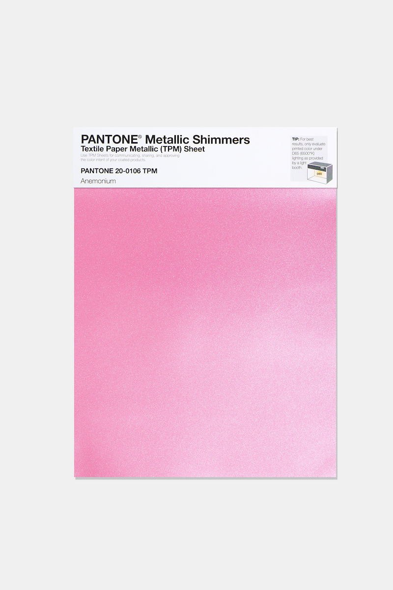 Product image 1 of the product “PANTONE® METALLIC SHIMMERS SHEET 20-0106 TPM Anemonium ”