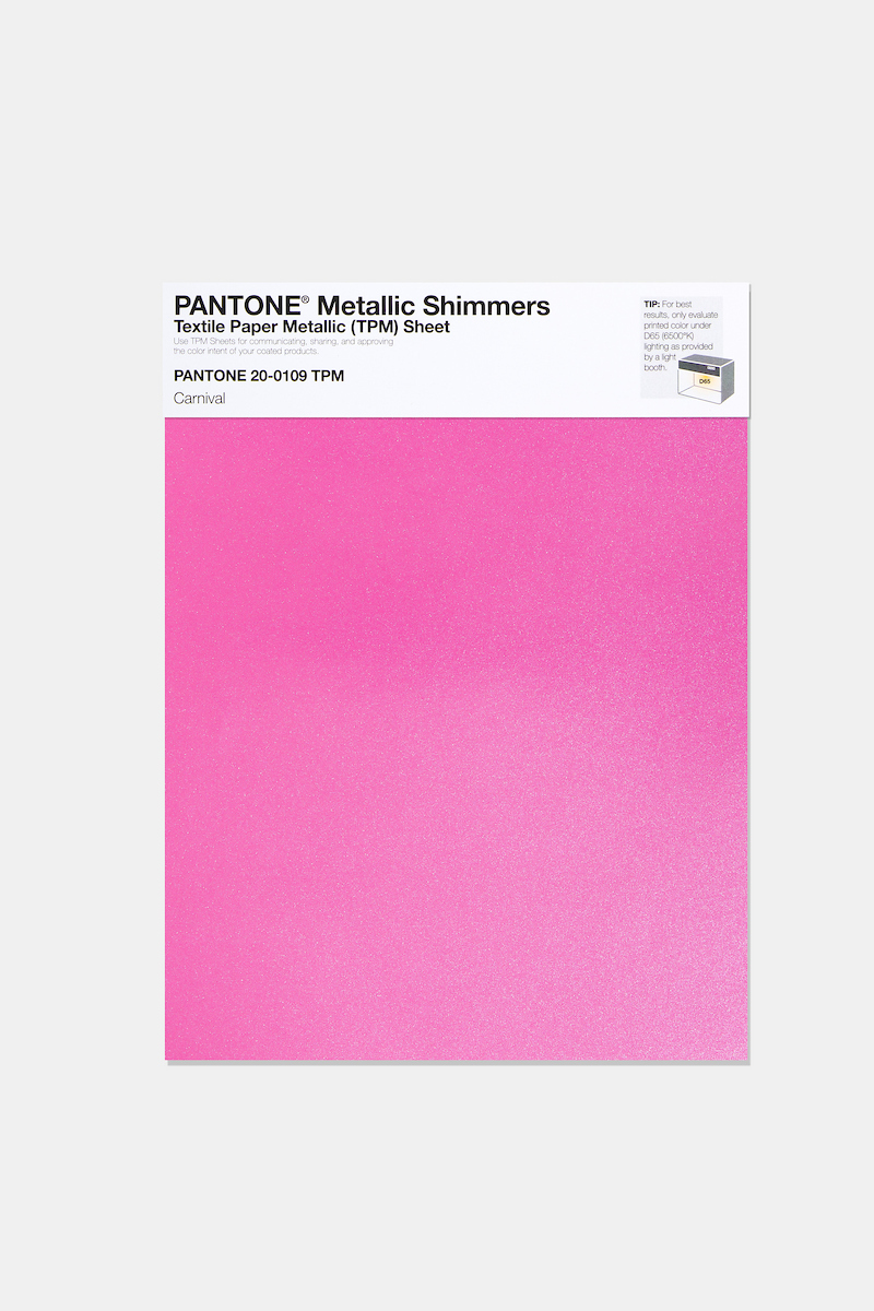 Product image 1 of the product “PANTONE® METALLIC SHIMMERS SHEET 20-0109 TPM Carnival ”