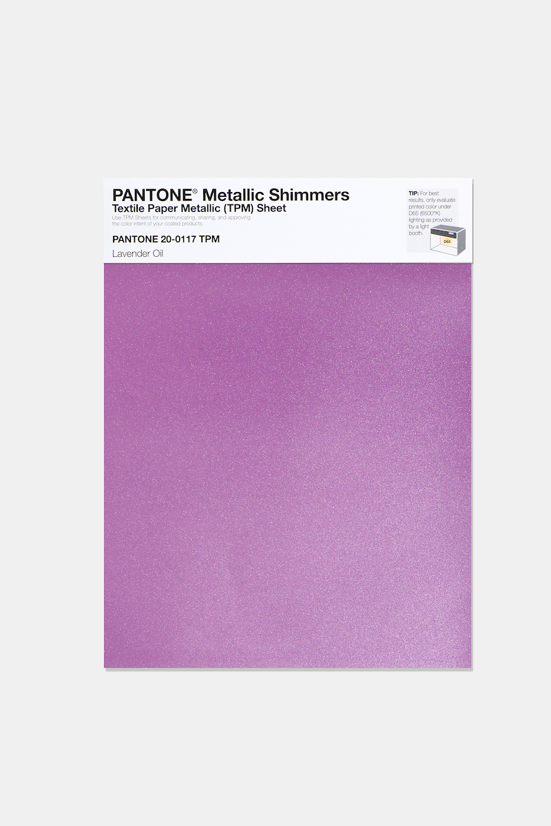 Artikelbild 1 des Artikels “PANTONE® METALLIC SHIMMERS SHEET 20-0117 TPM Lavender Oil “