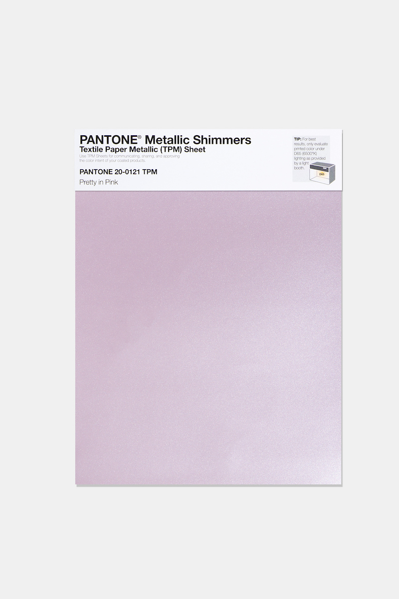 Product image 1 of the product “PANTONE® METALLIC SHIMMERS SHEET 20-0121 TPM Pretty in Pink ”