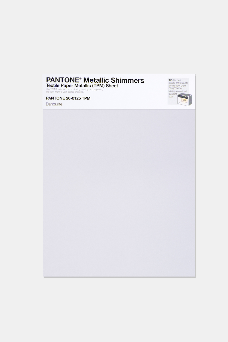 Product image 1 of the product “PANTONE® METALLIC SHIMMERS SHEET 20-0125 TPM Danburite ”
