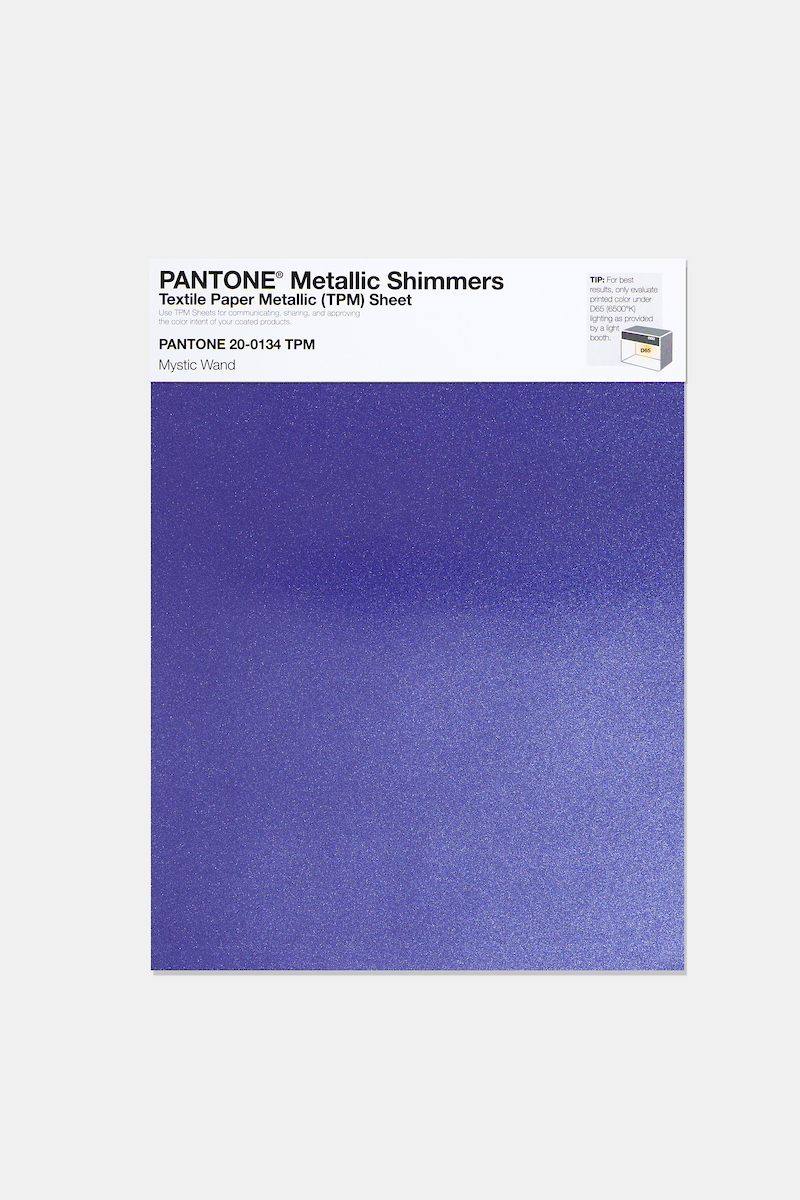 Product image 1 of the product “PANTONE® METALLIC SHIMMERS SHEET 20-0134 TPM Mystic Wand ”