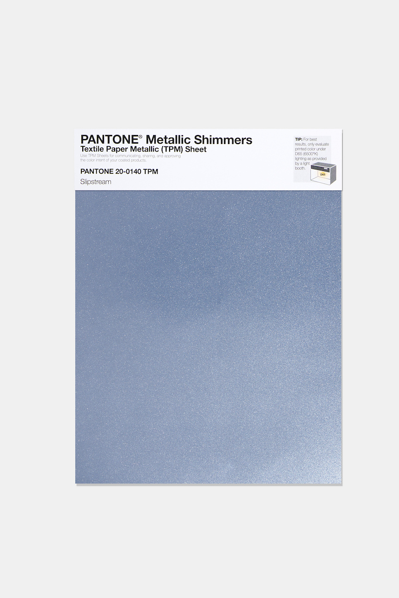 Product image 1 of the product “PANTONE® METALLIC SHIMMERS SHEET 20-0140 TPM Slipstream ”