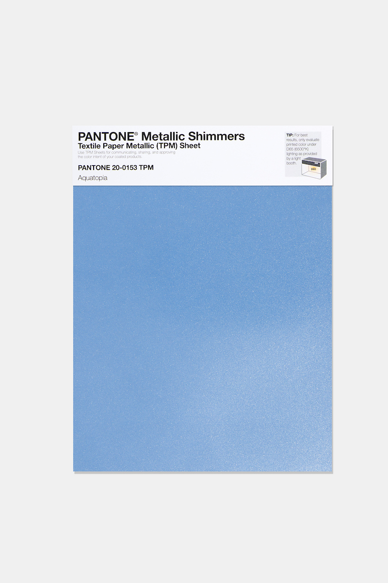 Product image 1 of the product “PANTONE® METALLIC SHIMMERS SHEET 20-0153 TPM Aquatopia ”