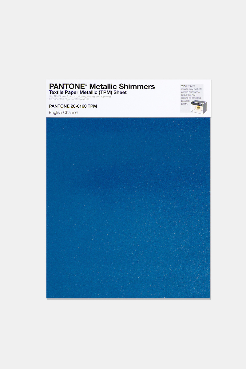Artikelbild 1 des Artikels “PANTONE® METALLIC SHIMMERS SHEET 20-0160 TPM English Channel “