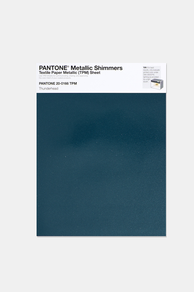 Artikelbild 1 des Artikels “PANTONE® METALLIC SHIMMERS SHEET 20-0166 TPM Thunderhead “