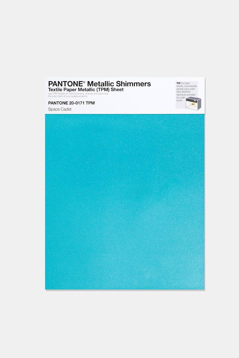 Product image 1 of the product “PANTONE® METALLIC SHIMMERS SHEET 20-0171 TPM Space Cadet ”