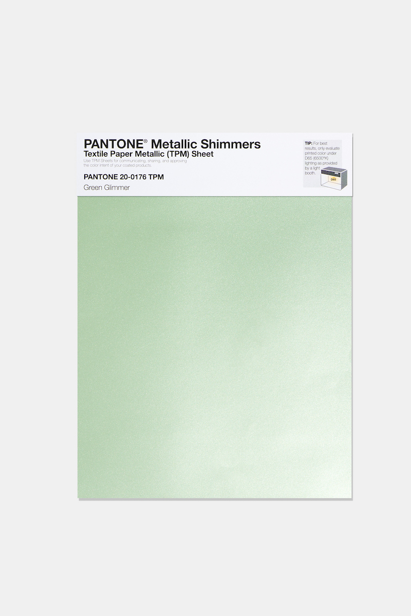 Artikelbild 1 des Artikels “PANTONE® METALLIC SHIMMERS SHEET 20-0176 TPM Green Glimmer “
