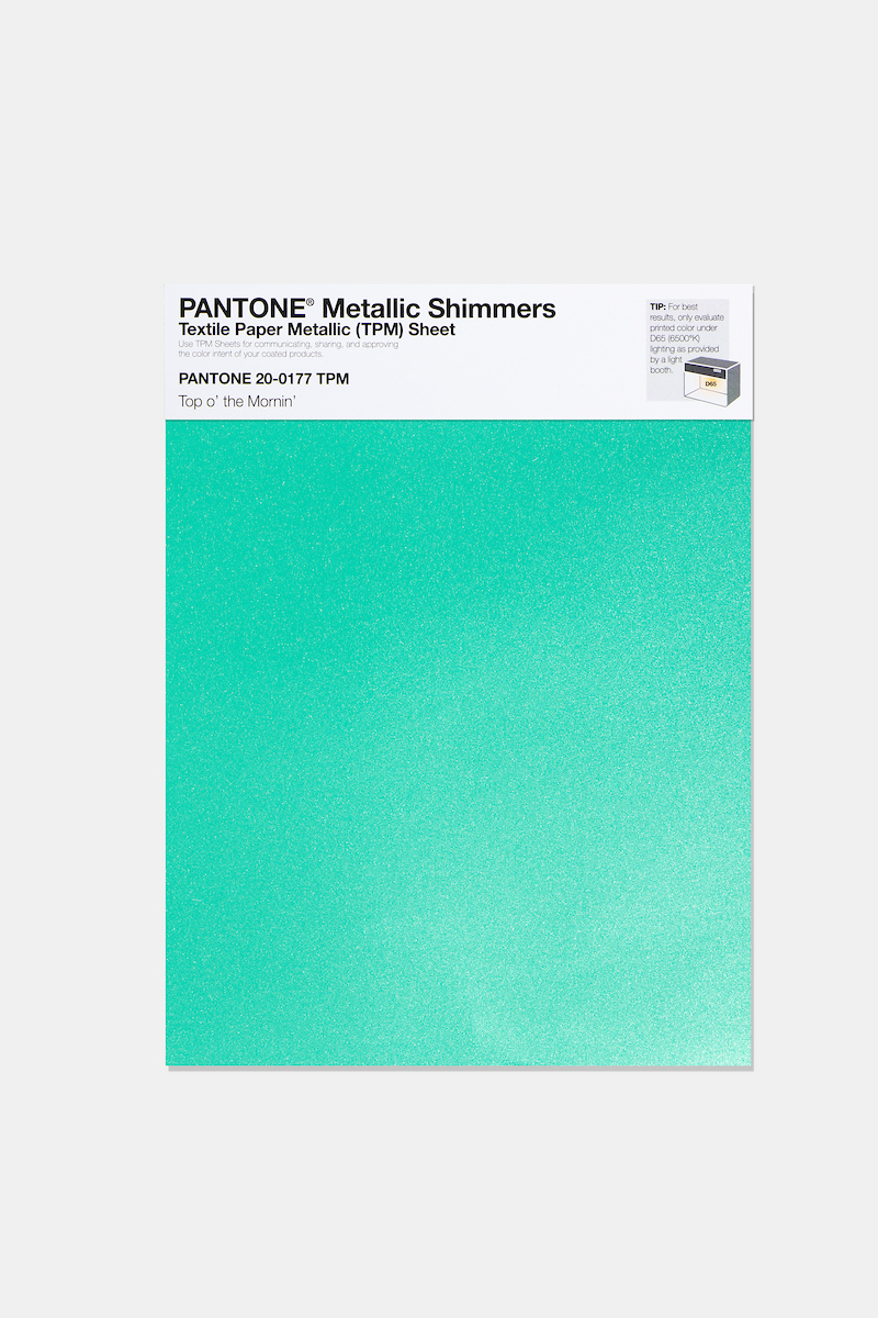 Artikelbild 1 des Artikels “PANTONE® METALLIC SHIMMERS SHEET 20-0177 TPM Top o‘ the Mornin‘ “