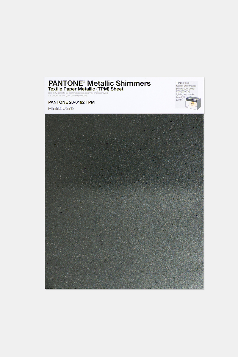 Artikelbild 1 des Artikels “PANTONE® METALLIC SHIMMERS SHEET 20-0192 TPM Mantilla Comb “