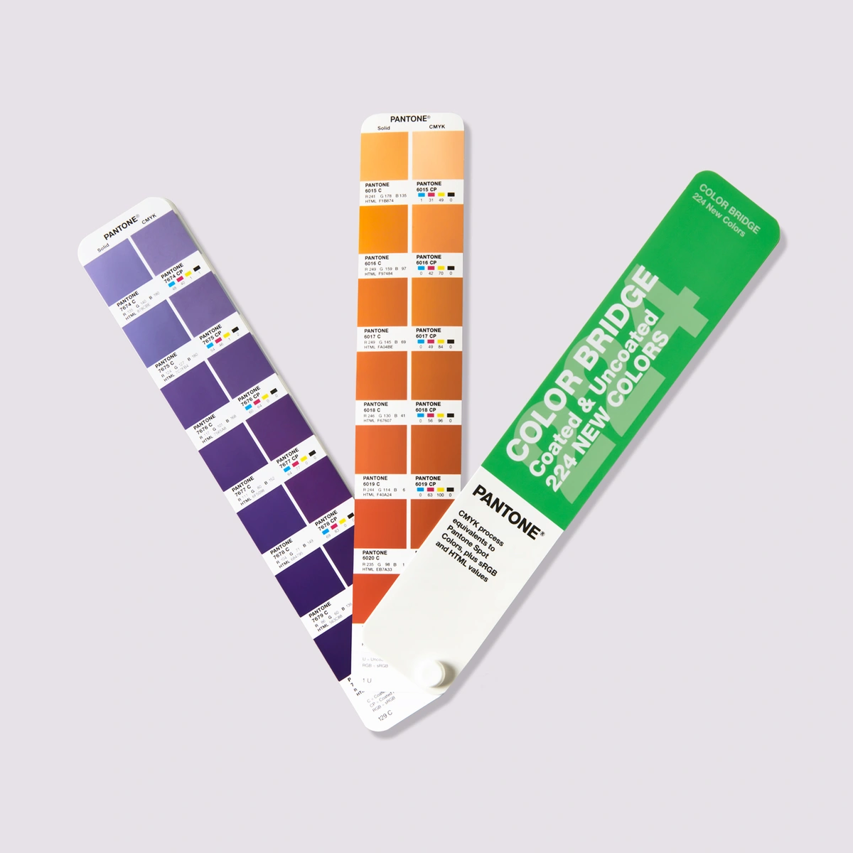 Product image 1 of the product “PANTONE Color Bridge Supplement Coated & Uncoated | 224 New Spot-to-CMYK Colours ”