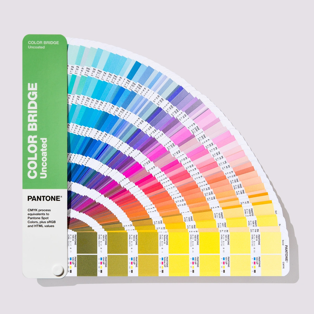 Product image 1 of the product “Pantone Color Bridge Guide Uncoated | Spot Colour to CMYK, RGB & HTML Reference ”