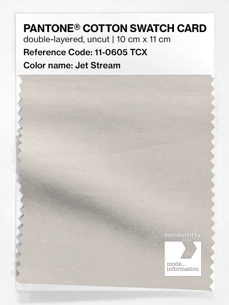 Artikelbild 1 des Artikels “PANTONE® COTTON SWATCH CARD 11-0605 TCX Jet Stream “
