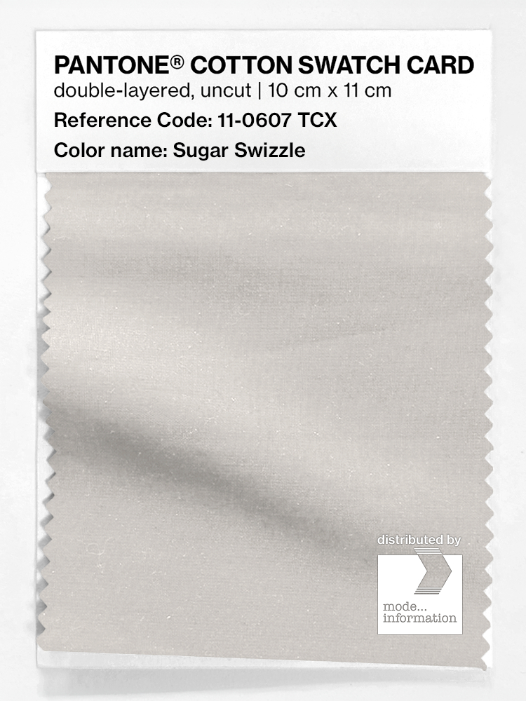 Product image 1 of the product “PANTONE® COTTON SWATCH CARD 11-0607 TCX Sugar Swizzle ”