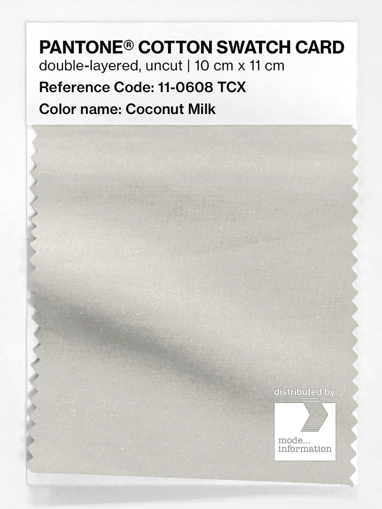 Artikelbild 1 des Artikels “PANTONE® COTTON SWATCH CARD 11-0608 TCX Coconut Milk “