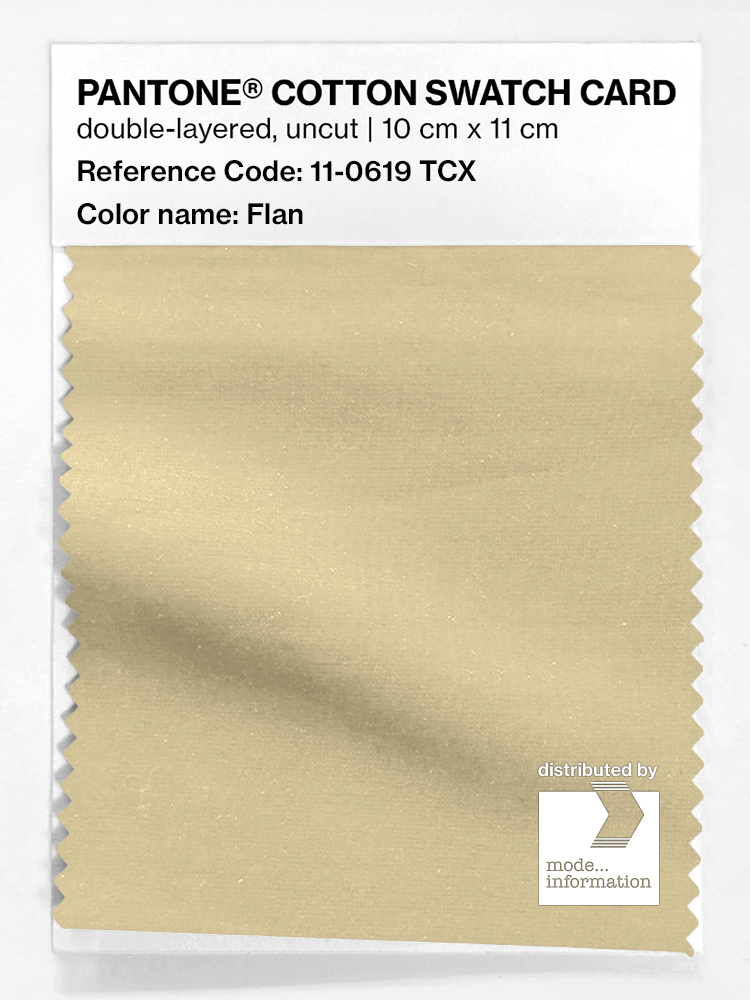 Artikelbild 1 des Artikels “PANTONE® COTTON SWATCH CARD 11-0619 TCX Flan “