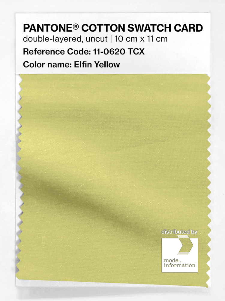 Artikelbild 1 des Artikels “PANTONE® COTTON SWATCH CARD 11-0620 TCX Elfin Yellow “