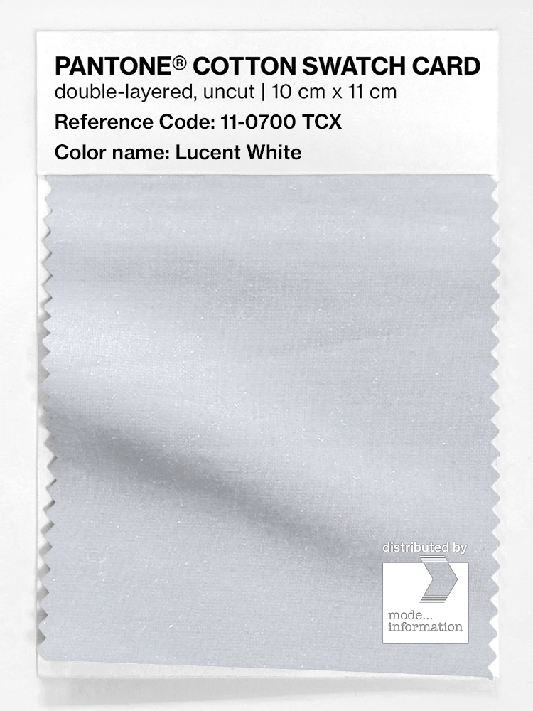 Artikelbild 1 des Artikels “PANTONE® COTTON SWATCH CARD 11-0700 TCX Lucent White “