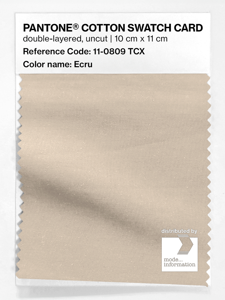 Artikelbild 1 des Artikels “PANTONE® COTTON SWATCH CARD 11-0809 TCX Ecru “