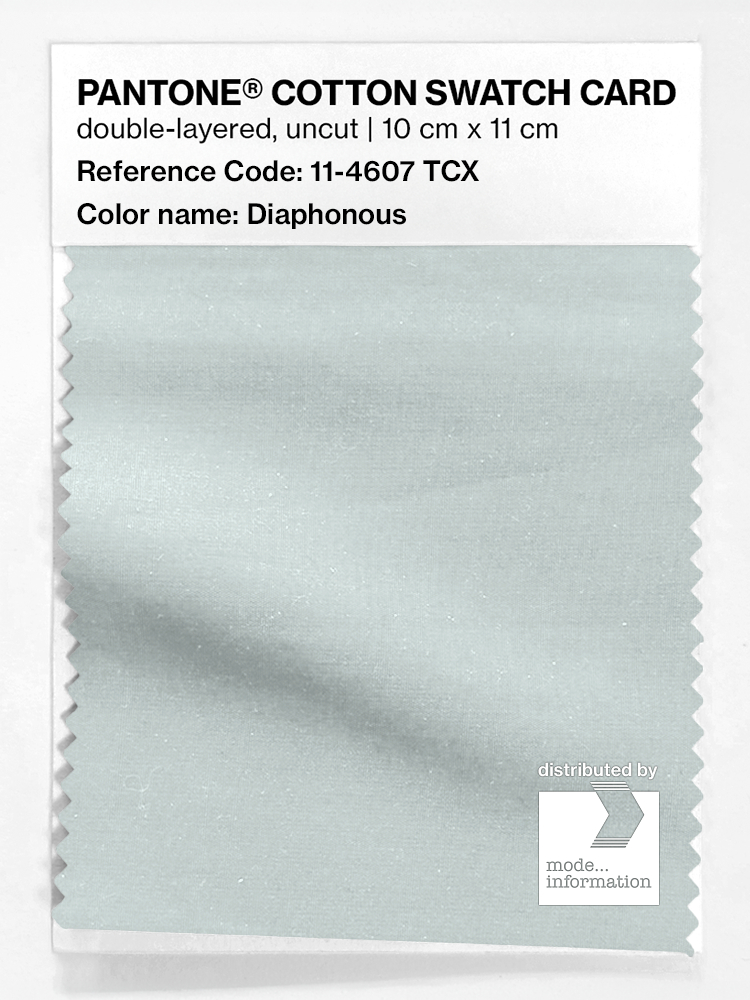 Product image 1 of the product “PANTONE® COTTON SWATCH CARD 11-4607 TCX Diaphonous ”