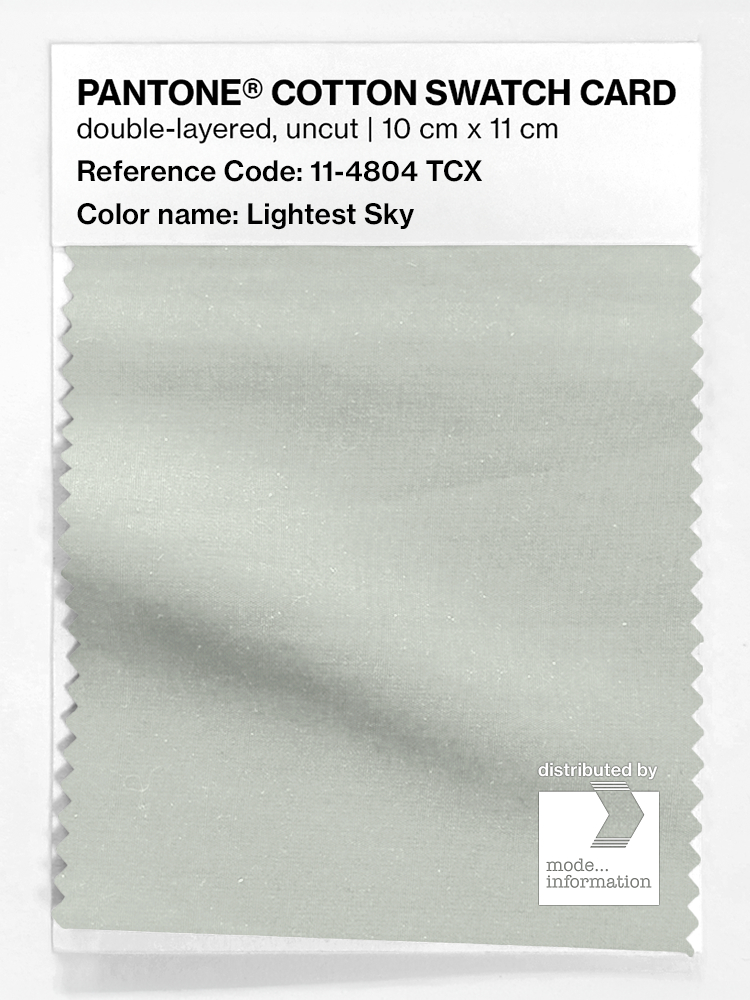 Artikelbild 1 des Artikels “PANTONE® COTTON SWATCH CARD 11-4804 TCX Lightest Sky “