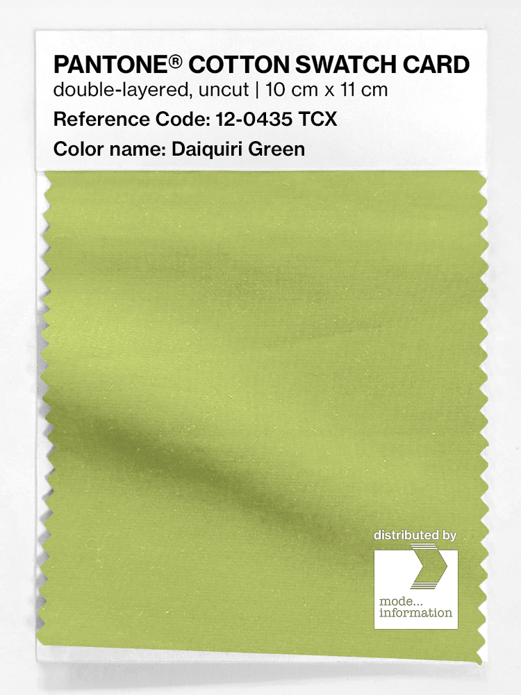 Artikelbild 1 des Artikels “PANTONE® COTTON SWATCH CARD 12-0435 TCX Daiquiri Green “