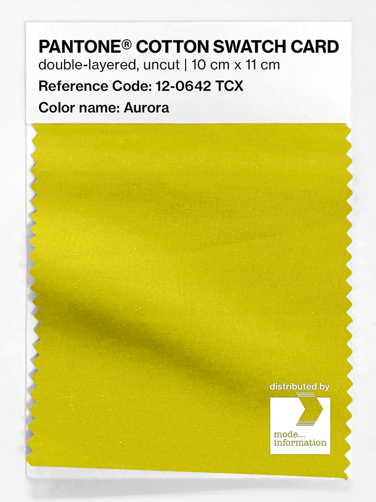 Artikelbild 1 des Artikels “PANTONE® COTTON SWATCH CARD 12-0642 TCX Aurora “