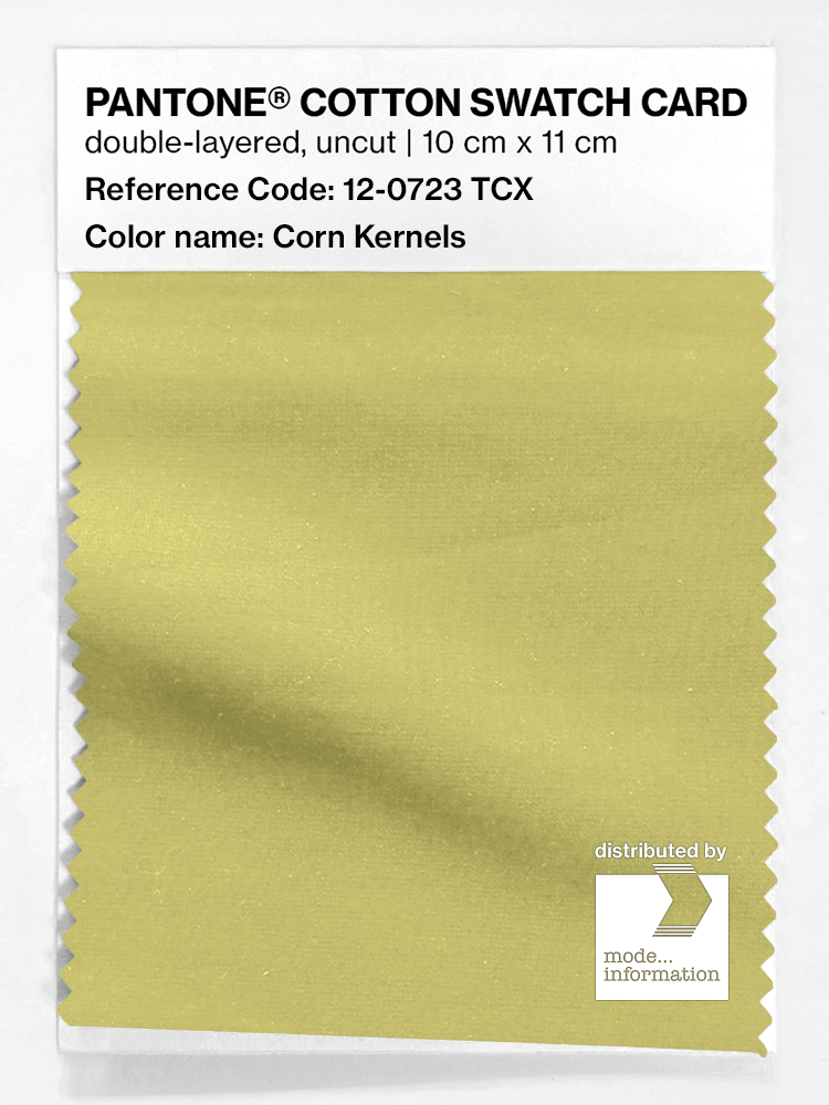 Artikelbild 1 des Artikels “PANTONE® COTTON SWATCH CARD 12-0723 TCX Corn Kernels “