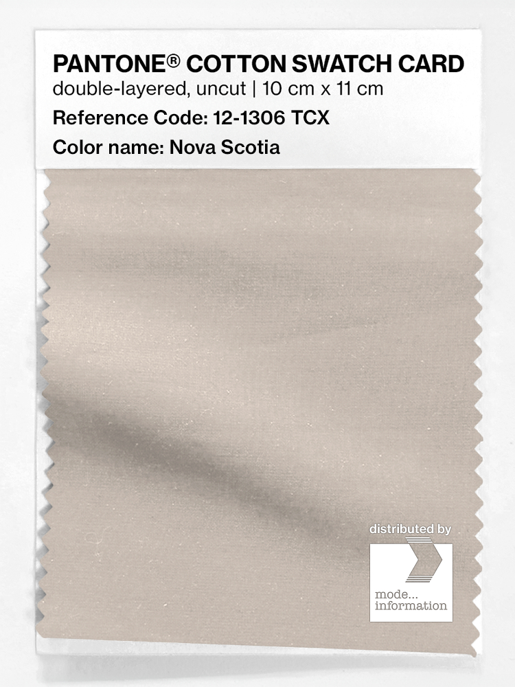 Product image 1 of the product “PANTONE® COTTON SWATCH CARD 12-1306 TCX Nova Scotia ”