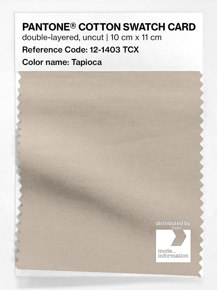 Artikelbild 1 des Artikels “PANTONE® COTTON SWATCH CARD 12-1403 TCX Tapioca “
