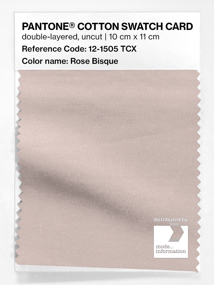 Artikelbild 1 des Artikels “PANTONE® COTTON SWATCH CARD 12-1505 TCX Rose Bisque “