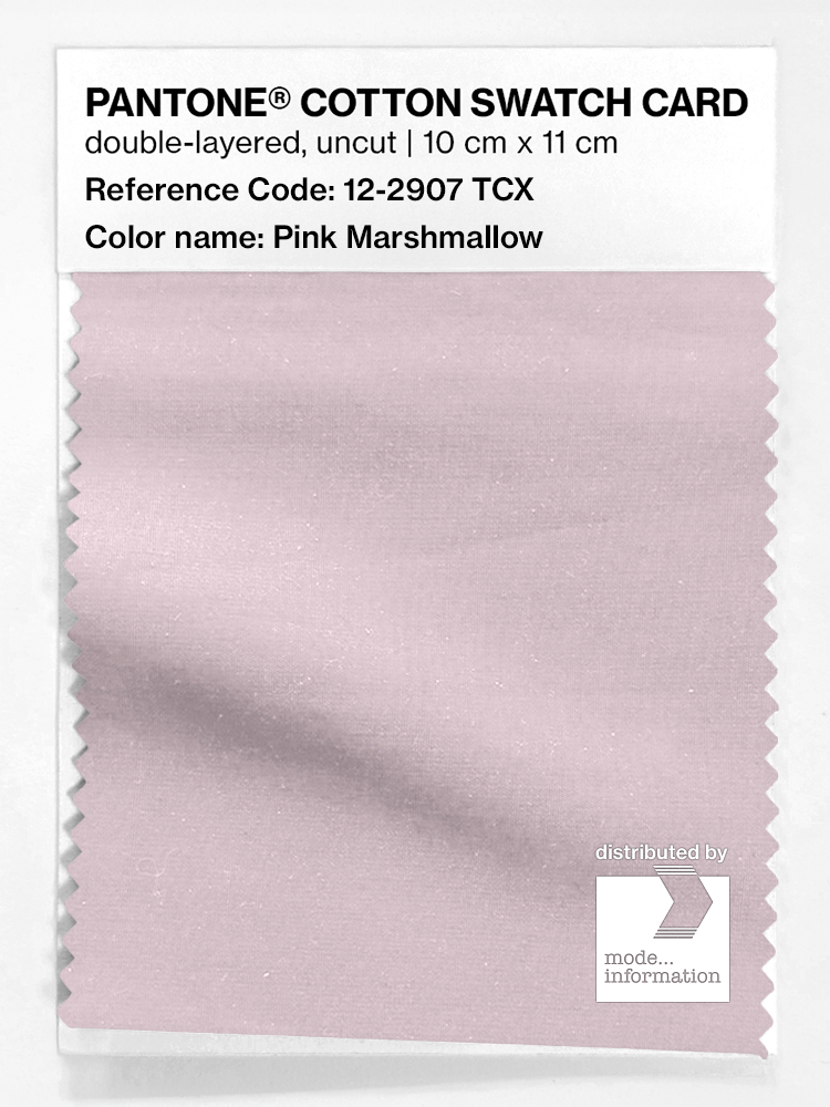 Product image 1 of the product “PANTONE® COTTON SWATCH CARD 12-2907 TCX Pink Marshmallow ”