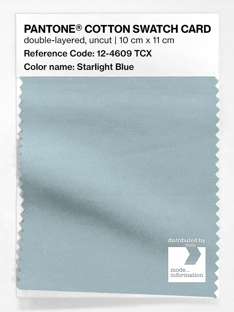 Artikelbild 1 des Artikels “PANTONE® COTTON SWATCH CARD 12-4609 TCX Starlight Blue “