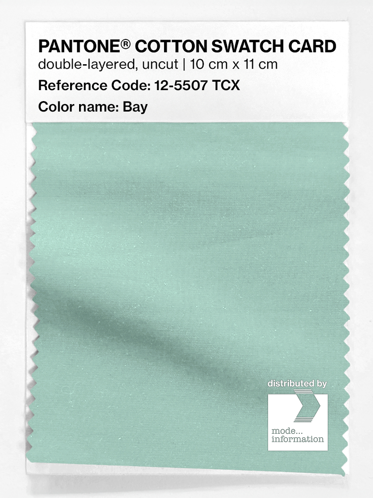 Artikelbild 1 des Artikels “PANTONE® COTTON SWATCH CARD 12-5507 TCX Bay “
