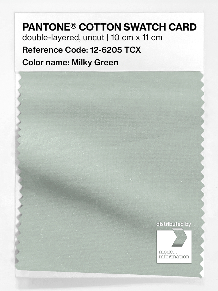 Artikelbild 1 des Artikels “PANTONE® COTTON SWATCH CARD 12-6205 TCX Milky Green “