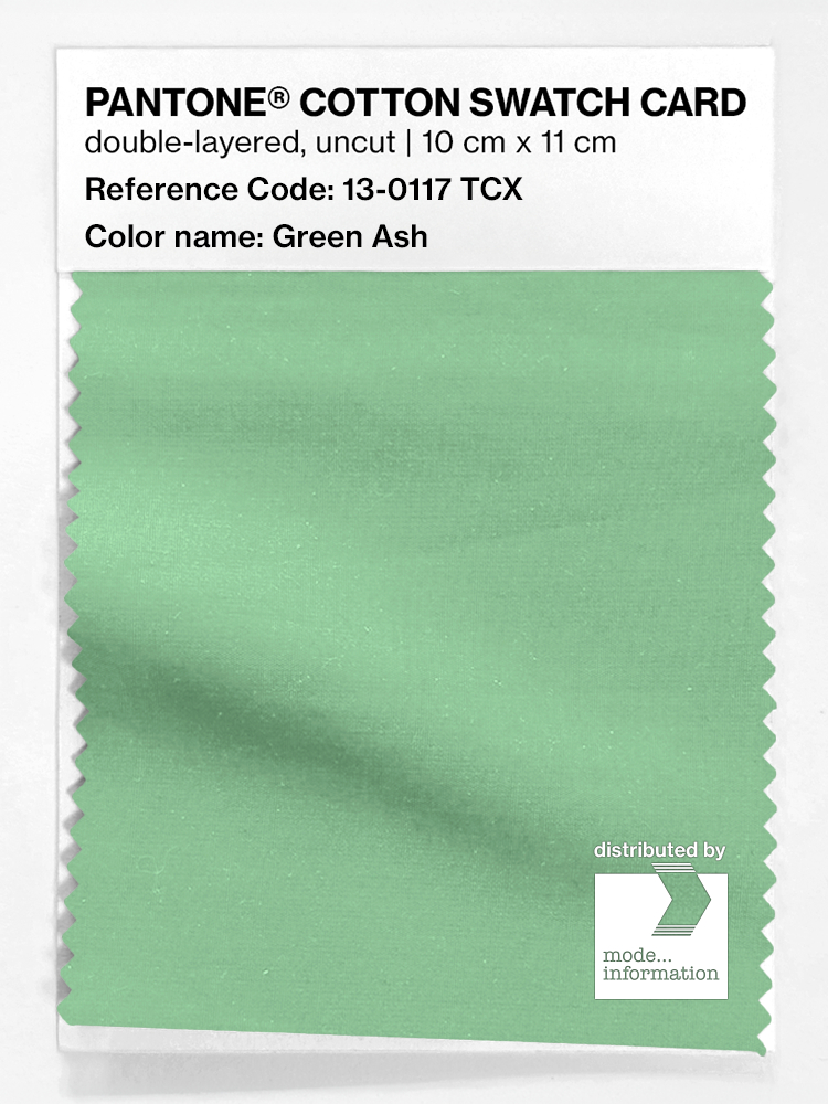 Artikelbild 1 des Artikels “PANTONE® COTTON SWATCH CARD 13-0117 TCX Green Ash “