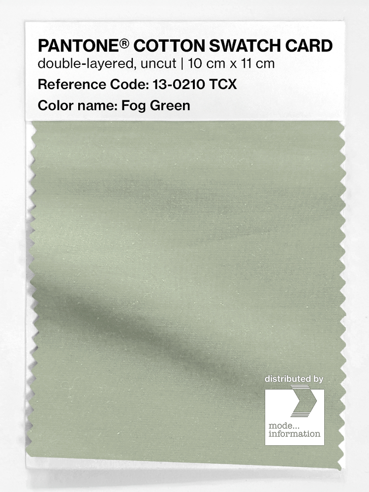 Artikelbild 1 des Artikels “PANTONE® COTTON SWATCH CARD 13-0210 TCX Fog Green “