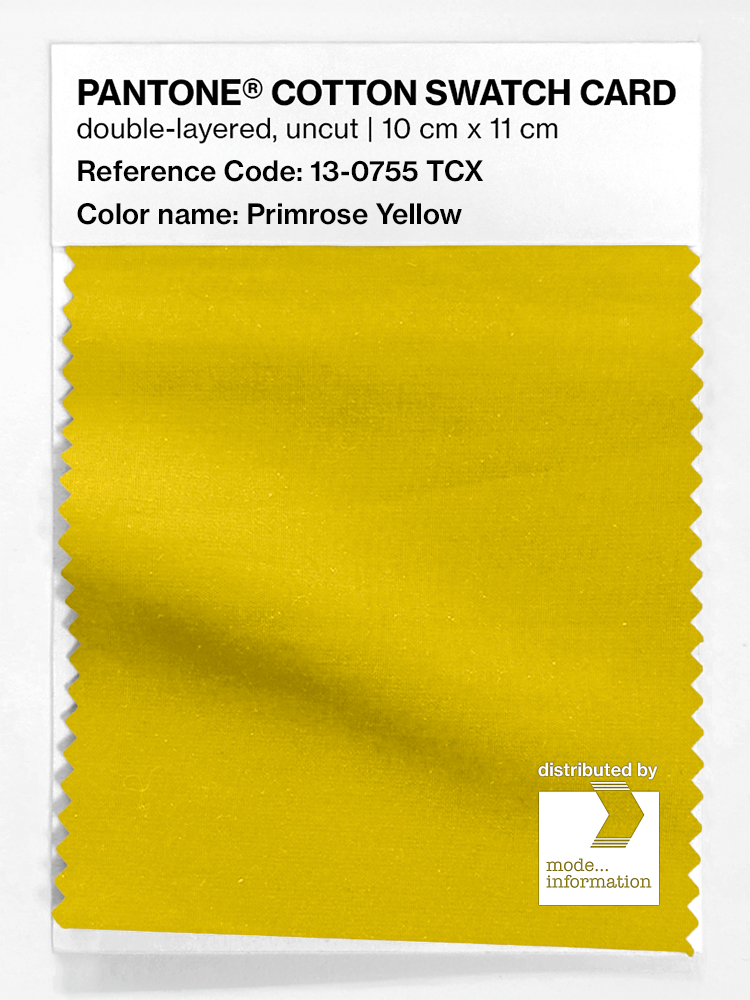 Artikelbild 1 des Artikels “PANTONE® COTTON SWATCH CARD 13-0755 TCX Primrose Yellow “