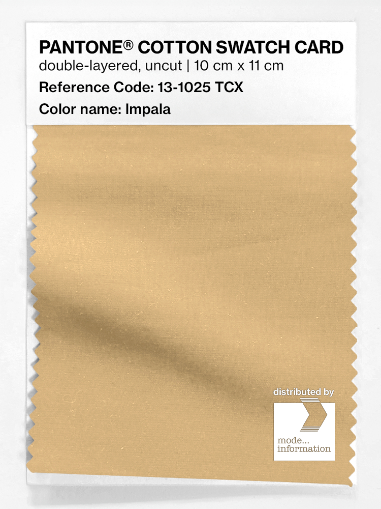 Artikelbild 1 des Artikels “PANTONE® COTTON SWATCH CARD 13-1025 TCX Impala “