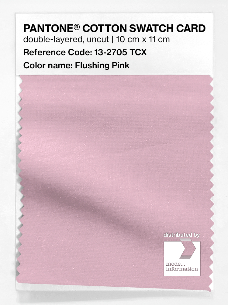Product image 1 of the product “PANTONE® COTTON SWATCH CARD 13-2705 TCX Flushing Pink ”