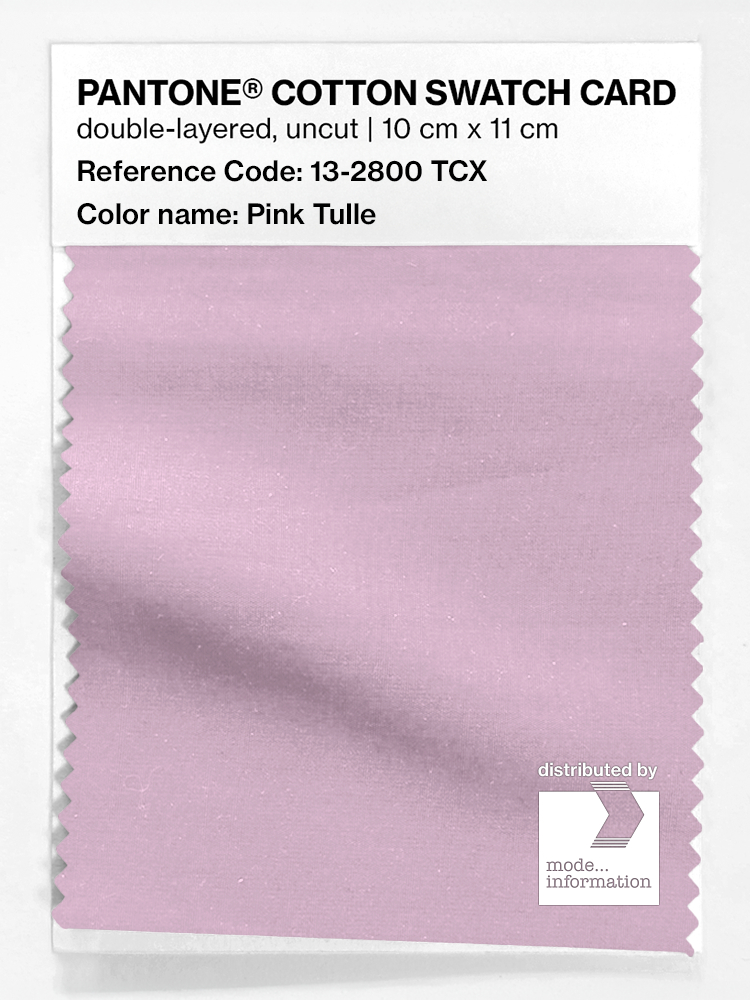 Product image 1 of the product “PANTONE® COTTON SWATCH CARD 13-2800 TCX Pink Tulle ”