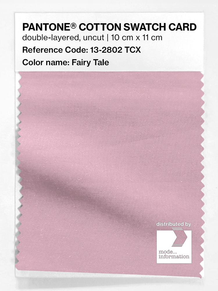 Product image 1 of the product “PANTONE® COTTON SWATCH CARD 13-2802 TCX Fairy Tale ”
