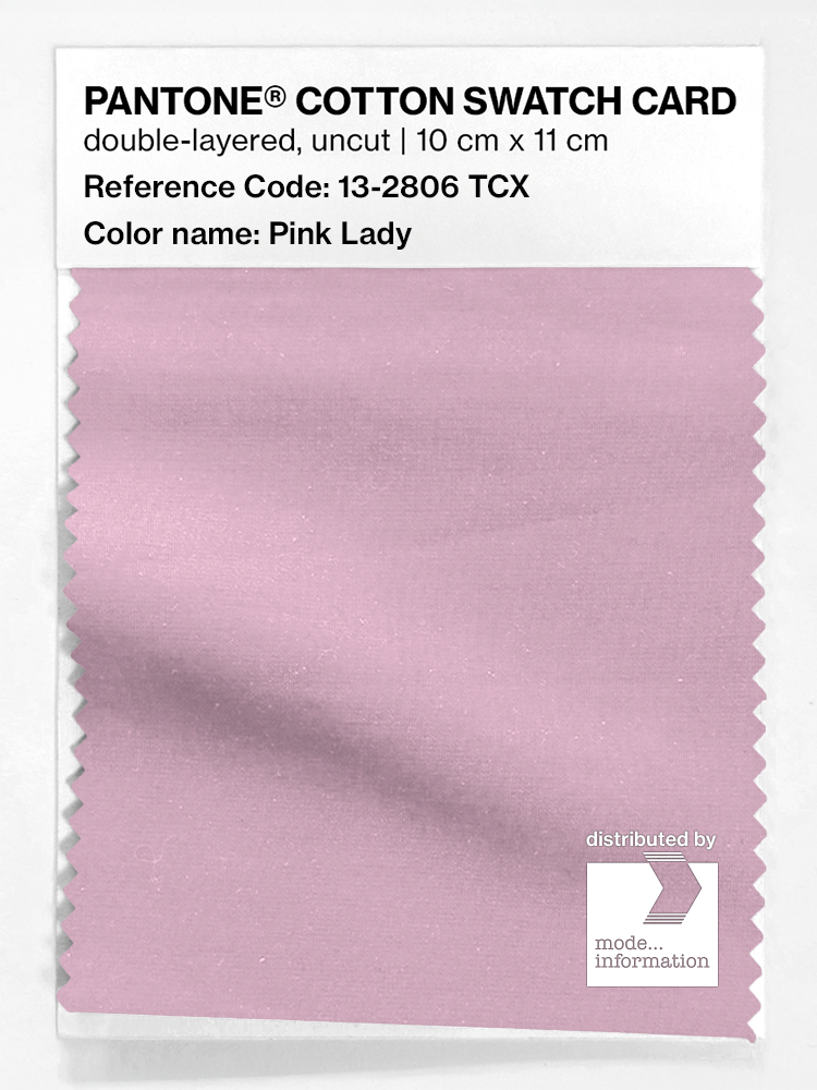 Product image 1 of the product “PANTONE® COTTON SWATCH CARD 13-2806 TCX Pink Lady ”