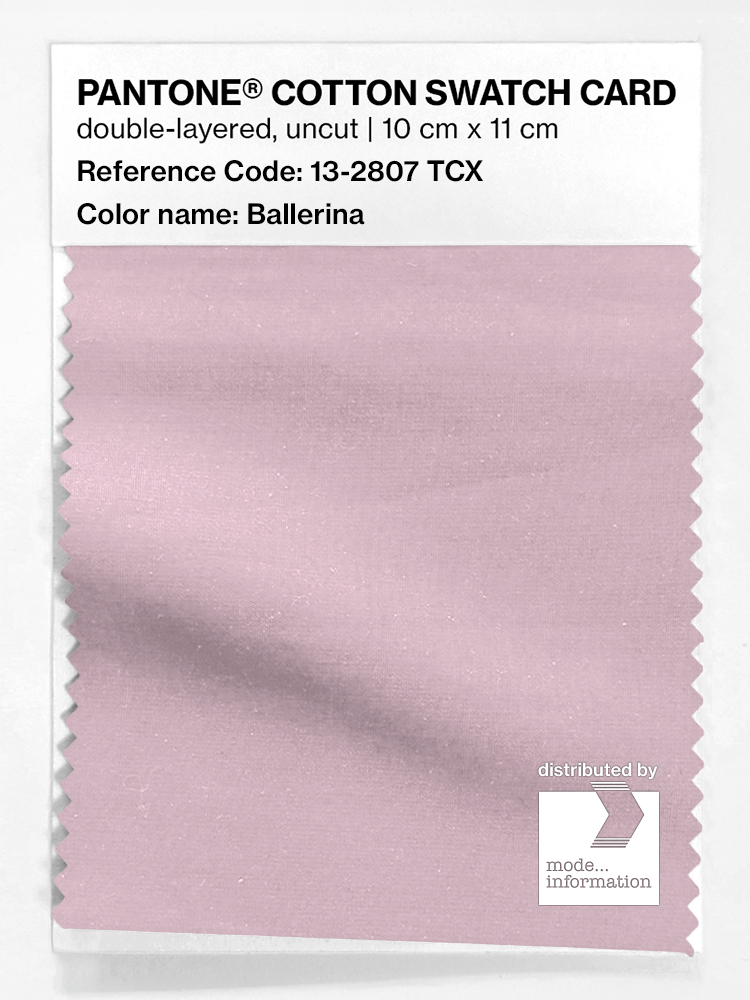 Product image 1 of the product “PANTONE® COTTON SWATCH CARD 13-2807 TCX Ballerina ”