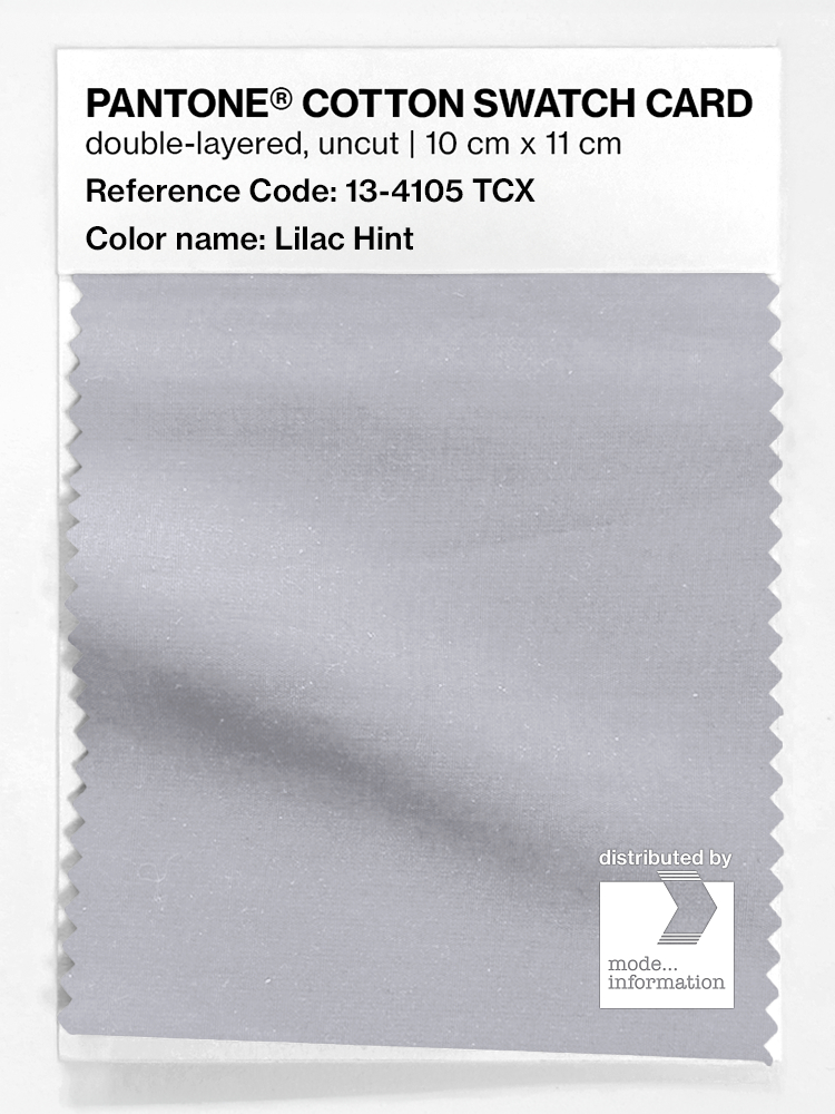 Artikelbild 1 des Artikels “PANTONE® COTTON SWATCH CARD 13-4105 TCX Lilac Hint “