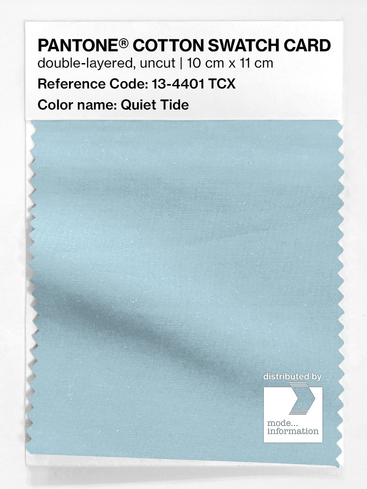 Artikelbild 1 des Artikels “PANTONE® COTTON SWATCH CARD 13-4401 TCX Quiet Tide “