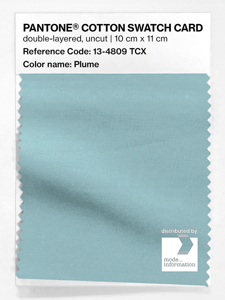 Product image 1 of the product “PANTONE® COTTON SWATCH CARD 13-4809 TCX Plume ”