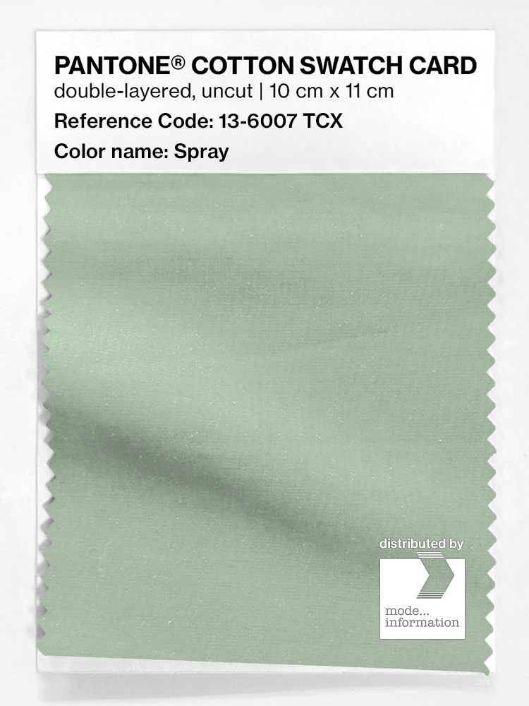 Product image 1 of the product “PANTONE® COTTON SWATCH CARD 13-6007 TCX Spray ”