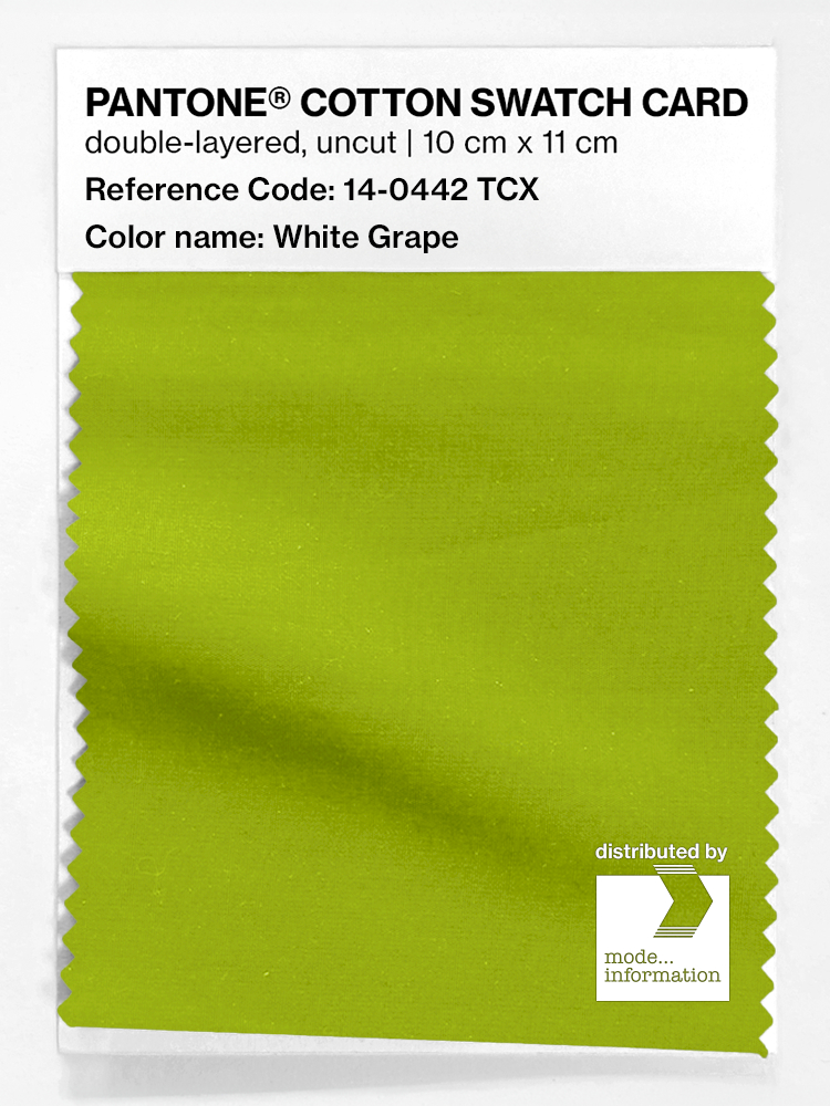 Product image 1 of the product “PANTONE® COTTON SWATCH CARD 14-0442 TCX White Grape ”